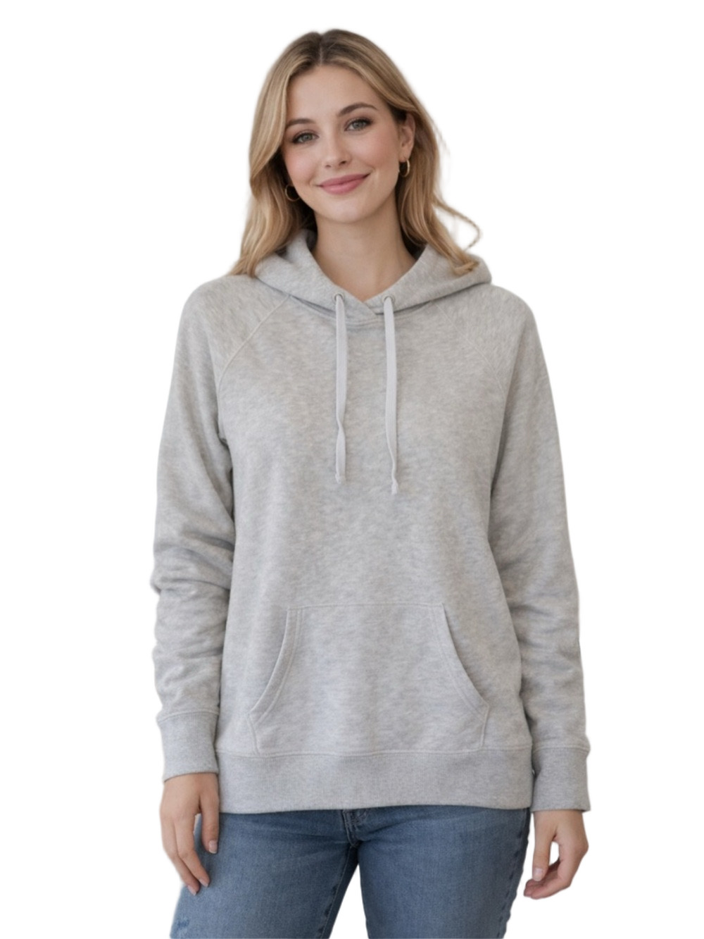 American Eagle Outfitters comfy Gray drawstring hooded sweatshirt
